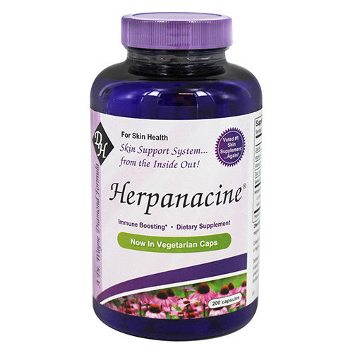Diamond Herpanacine Vegetarian Capsules, For Healthy Skin, 200 ea